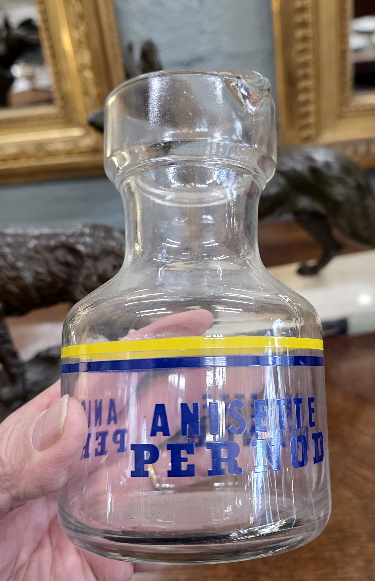 An Anisette Pernod Water Carafe 